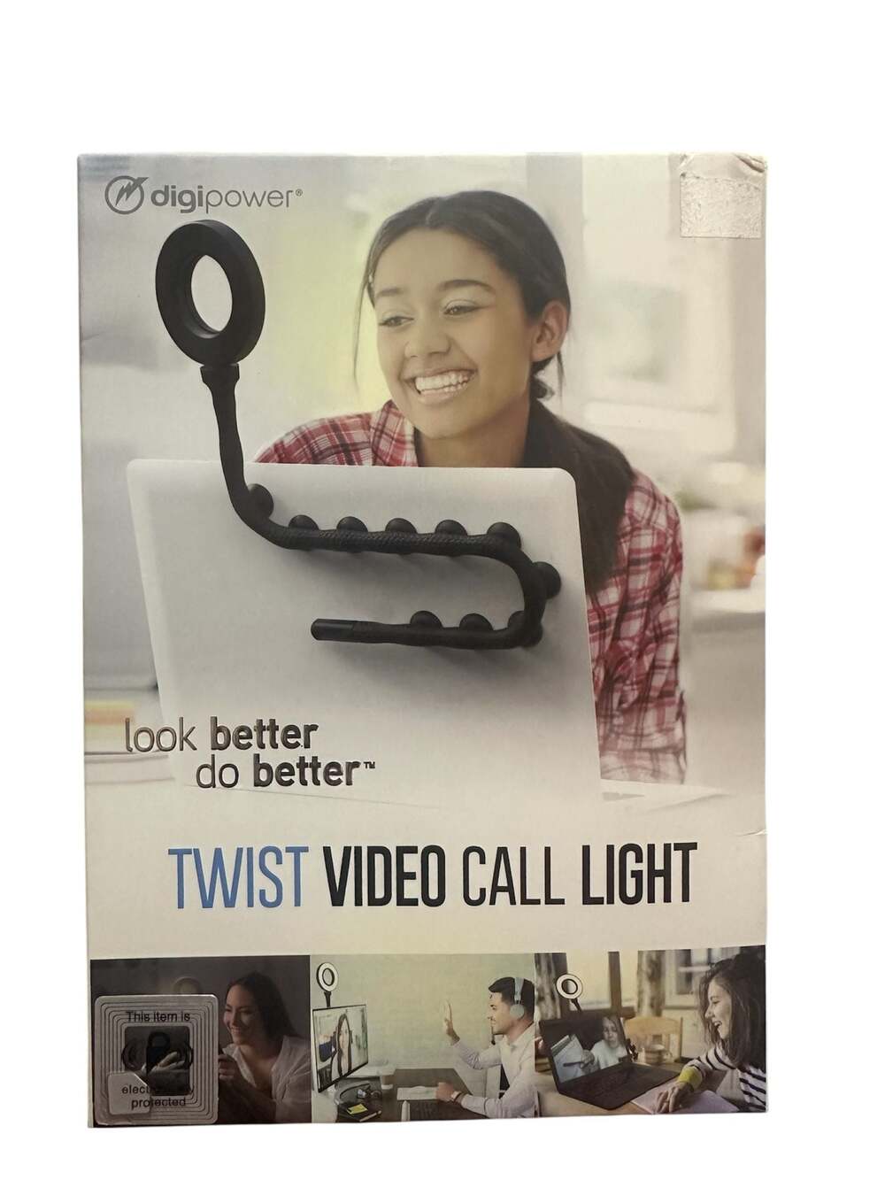 Digipower Twist Video Call Light 3-Inch USB Ring Light
